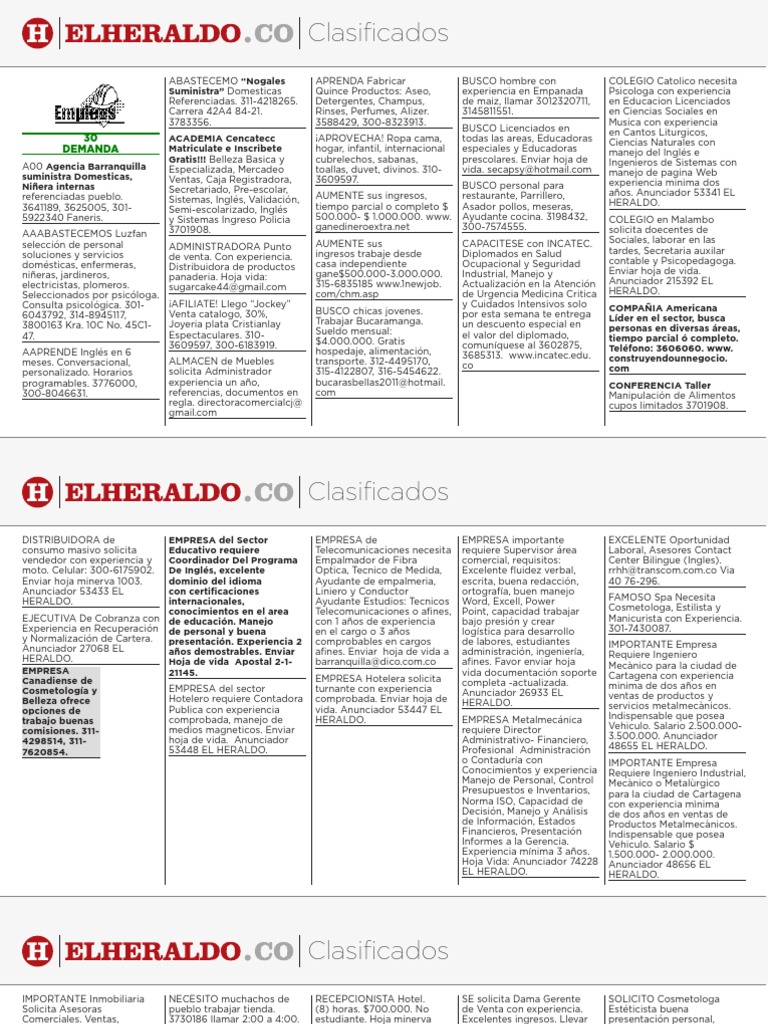 CLASIFICADOSWEB3003 | PDF | Business