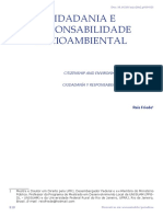 Cidadania, meio ambiente e responsabilidade socioambiental