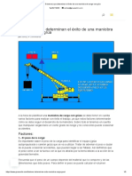 5 Factores Que Determinan El Éxito de Una Maniobra de Carga Con Grúa