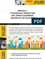 Module 6 Reading - 7 Technology Trends That Will Impact Equipment Dealers by The Year 2020