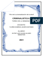 Aplicaciones de la criminalística en la investigación de delitos