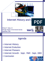 Internet History and Growth: William F. Slater, III Chicago Chapter of The Internet Society September 2002