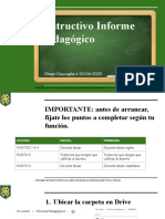 Instructivo Informe Pedagógico