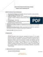 Guía de aprendizaje para la capacitación en SST