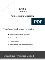 Unit 2: Time Series and Forecasting