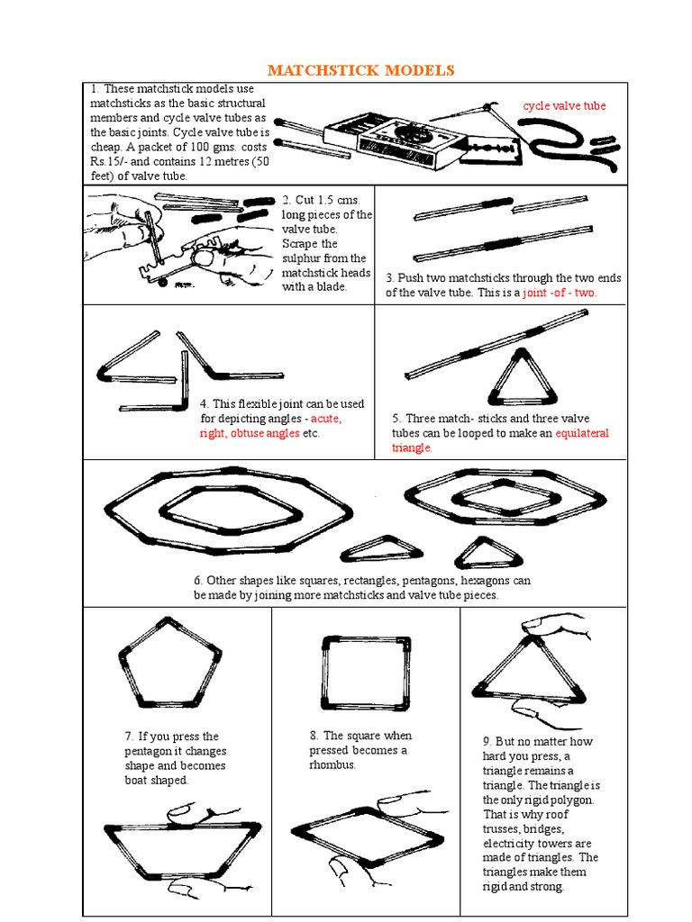 How To Build Matchstick Models For Beginners?