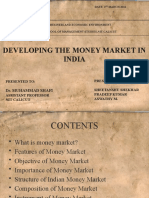 Developing The Money Market in India: Dr. Muhammad Shafi