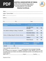 Medical Certificate Format