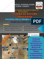 El Brocal Minera operaciones sostenibles