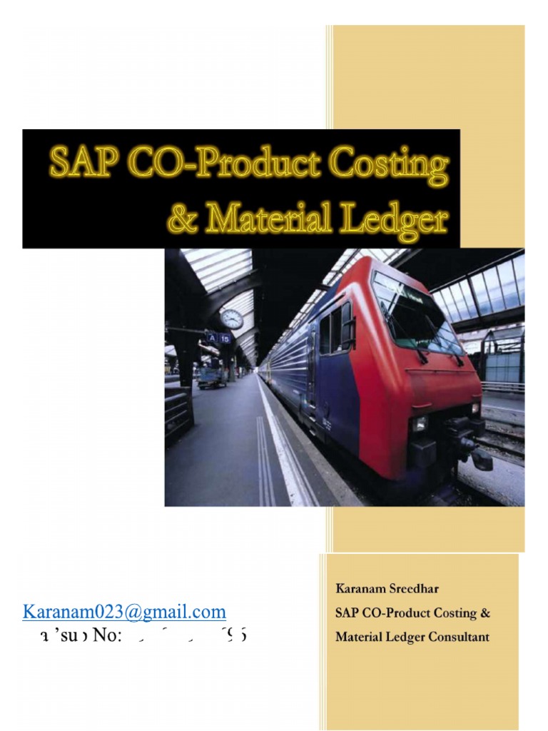 SAP CO Product Costing 8KEM PDF