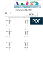 Soal Pengurangan Level 4 (40 - 100) Dan Kunci Jawaban