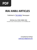 Download IraiAnbu IAS Random Thoughts  Articles by Raj Kumar SN51869449 doc pdf