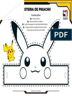 Testeira de Pikachu DIY