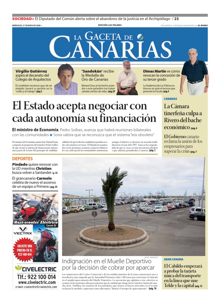 LAGACETA21MYLP PDF Islas Canarias Estado (política)
