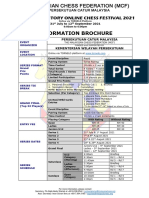 Information Brochure: Federal Territory Online Chess Festival 2021