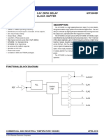 3.3V Zero Delay Clock Buffer: Features: Description