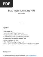 Data Ingestion Using Nifi: Quick Overview