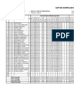 Daftar Kumpulan Nilai Rapor: Satuan Pendidikan Kelas Tahun Pelj.: Alamat Semester: Wali Kelas