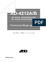 AD-4212A/B: Production Weighing Unit
