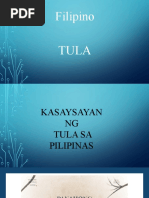 Ang Mga Tradisyonal Na Tula | PDF