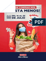 Listado de precios de productos alimenticios y de aseo