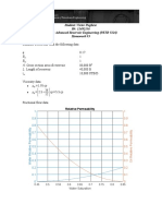 Consider a reservoir with the following data 0.17 1 1 80,000 ft 40,000 ft 10,000 STB/D Viscosity data:  μ = 1.05 cp  μ = 2.5+ 36 12 Fractional flow data