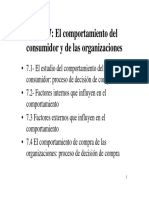 Comportamiento Del Consumidor y de Las Organizaciones