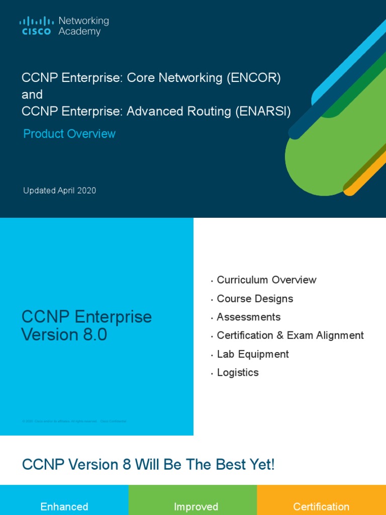 CCNP Enterprise Core Networking ENCOR ENARSI Product