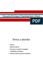 Eficiencia Escuela Enrique Chamberlain