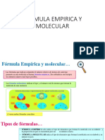 FORMULA EMPIRICA Y MOLECULAR