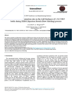 The Effect of The Deformation Rate On The Wall Thi