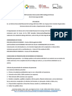 4° Circular XVIII Jornadas Interescuelas UNSE Santiago del Estero 2022