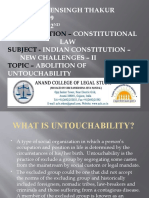 Abolition of Untouchability