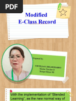 Deped Order No. 8 S. 2015 &e Class Record