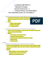 Matrikulasi Keuangan 1 (Management Keuangan) - Pert 2