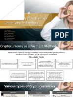 Distributed Cryptocurrencies: Underlying Technology