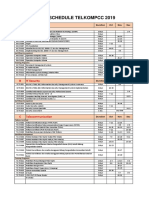 Class Schedule 2019 Okt-Des 2019