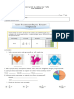 Guía de #8 Matemática 7° Año, Porcentaje