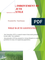 Soil Imrovement by Using Jute Geotextile: Presented By-Vinod Kumar