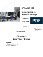 SNIA-SA 100 Chapter 3 Lab Tour (Version 1.1)