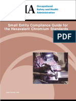 Small Entity Compliance Guide For The Hexavalent Chromium Standards