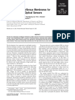 Electrospun Nanofibrous Membranes For Highly Sensitive Optical Sensors