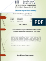 Application in Signal Processing: School of Electrical Engineering