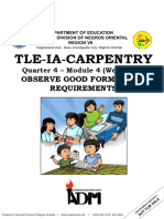 Tle-Ia-Carpentry: Observe Good Formworks Requirements