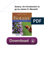 PDF FULL Botany: An Introduction To Plant Biology by James D. Mauseth