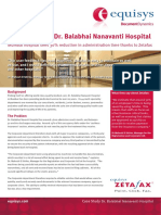 Case Study:: Dr. Balabhai Nanavanti Hospital