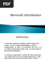 Bernoulli Distribution