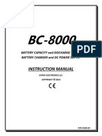 Instruction Manual: Battery Capacity and Discharge Tester Battery Charger and DC Power Supply