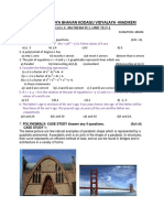Unit Test 1 Math Class X PDF