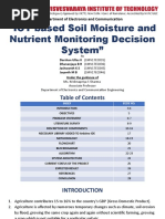 IOT Based Soil Moisture and Nutrient Monitoring Decision System